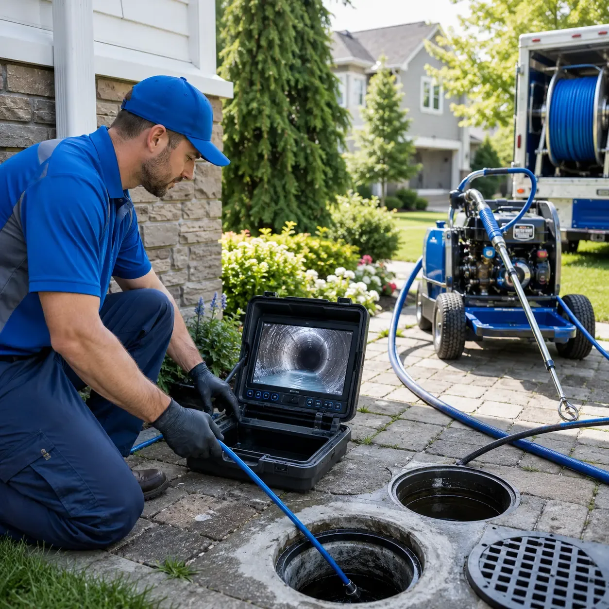 Outdoor drain cleaning professionals serving Plummer, ID